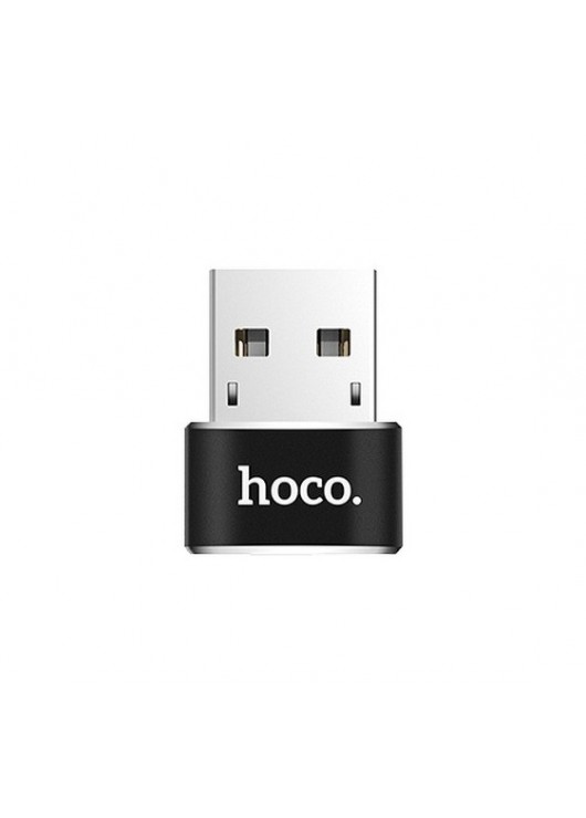 HOCO adapter OTG USB - Typ C UA6 czarny Hoco Czarny