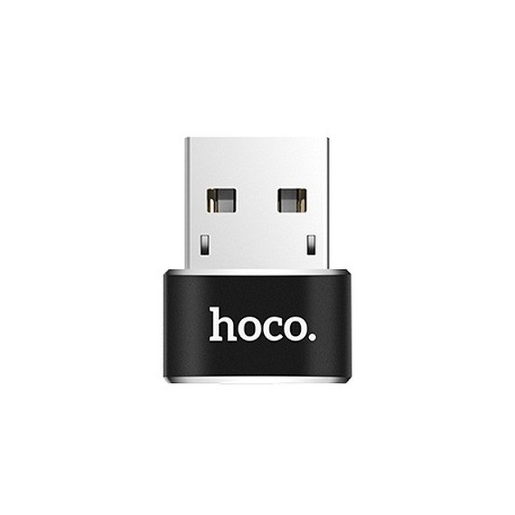 HOCO adapter OTG USB - Typ C UA6 czarny Hoco Czarny