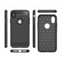Etui nakładka Carbon Case Samsung A10s Czarny