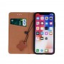 ETUI PORTFEL APPLE IPHONE XR BRĄZOWY