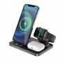 HOCO CW33 3IN1 WIRELESS CHARGER 15W BLACK Hoco Biały