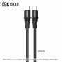 Kabel KAKU KSC-495 PD 100W Typ C Typ C KAKU Czarny