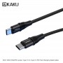 Kabel KAKU KSC-495 PD 100W Typ C Typ C KAKU Czarny