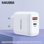 Ładowarka Kaku KSC-668 PD 30W Dual USB KAKU Biały