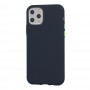 Solid Silicone Case Samsung A10s Granatowy