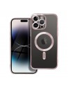 Futerał Electro Mag Cover Apple Iphone 14 PRO Inny Przezroczysty z ramką złoty róż