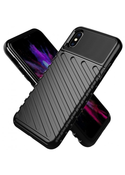  etui Thunder TPU CASE Samsung S21 FE Czarny