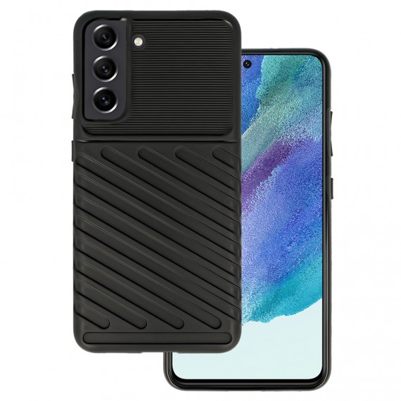  etui Thunder TPU CASE Samsung S21 FE Czarny