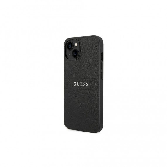 Guess GUHCP14LPSASBBK czarny/black Saffiano Stripe Apple Iphone 14 PRO Guess Czarny