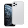 Futerał Roar Matte Glass Case Apple iPhone 11 Pro Max Srebrny