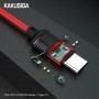 Kabel USB KAKU KSC-351 25CM TYP-C CZARNY Typ C KAKU Czarny