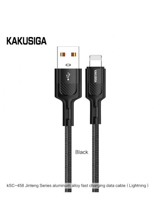 Kabel USB KAKU LIGHTING KSC-458 3,2A CZARNY KAKU Czarny