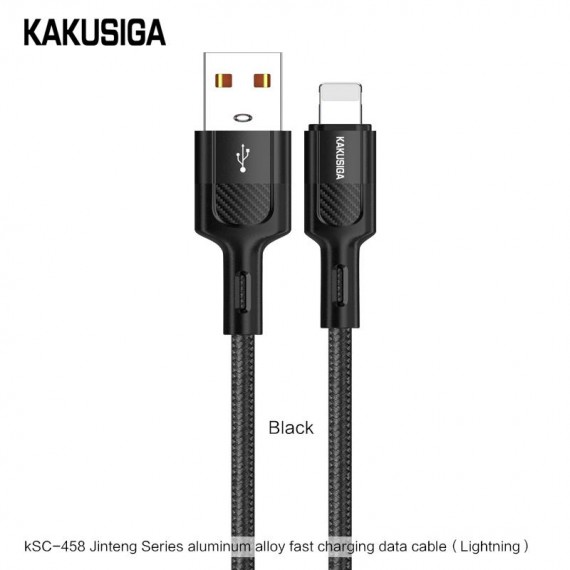 Kabel USB KAKU LIGHTING KSC-458 3,2A CZARNY KAKU Czarny