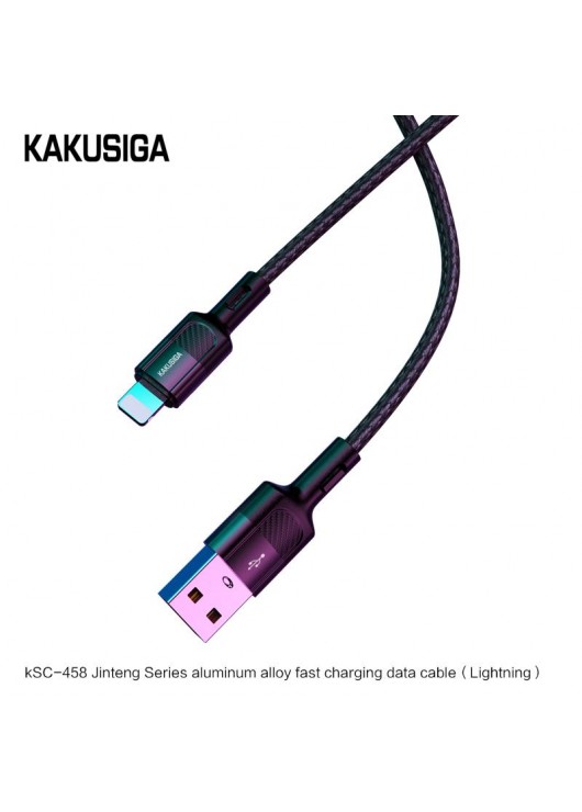 Kabel USB KAKU LIGHTING KSC-458 3,2A CZARNY KAKU Czarny