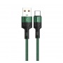 Kabel USB KAKU TYP-C KSC-458 3,2A ZIELONY KAKU Odcienie zielonego