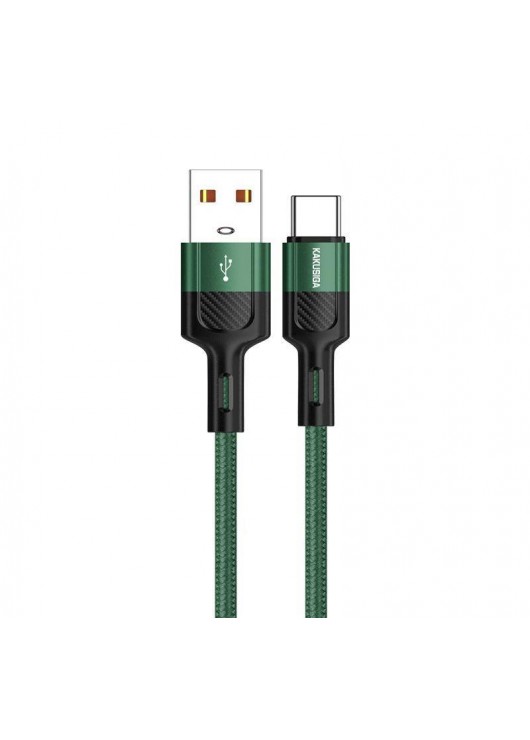 Kabel USB KAKU TYP-C KSC-458 3,2A ZIELONY KAKU Odcienie zielonego