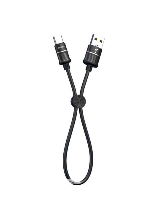 Kabel USB KAKU KSC-351 25CM TYP-C CZARNY Typ C KAKU Czarny