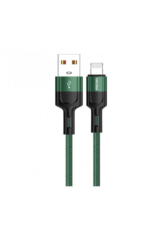 Kabel USB KAKU LIGHTING KSC-458 3,2A ZIELONY KAKU Odcienie zielonego