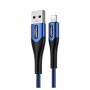 Kabel USB KAKU LIGHTING KSC-724 2.4A NIEBIESKI KAKU Odcienie niebieskiego