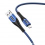 Kabel USB KAKU LIGHTING KSC-724 2.4A NIEBIESKI KAKU Odcienie niebieskiego