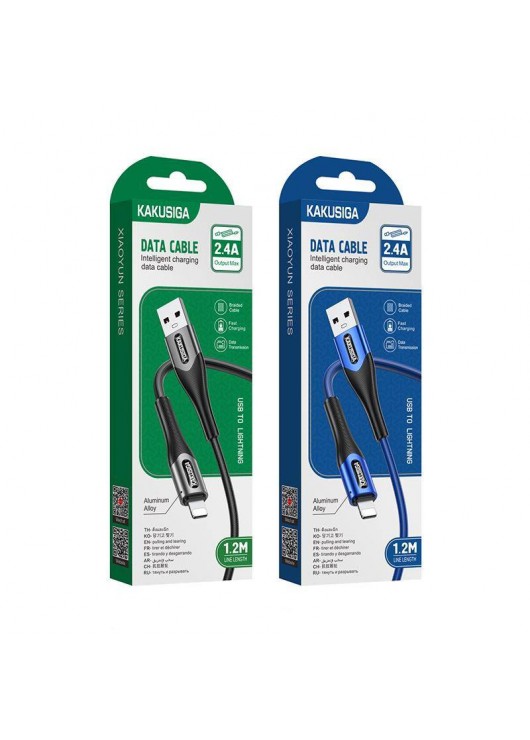 Kabel USB KAKU LIGHTING KSC-724 2.4A NIEBIESKI KAKU Odcienie niebieskiego