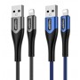 Kabel USB KAKU LIGHTING KSC-724 2.4A NIEBIESKI KAKU Odcienie niebieskiego