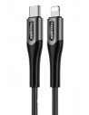 Kabel KAKU KSC-724 PD 20W TYP C TO LIGHTING Typ C + Lighting KAKU Czarny