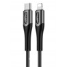 Kabel KAKU KSC-724 PD 20W TYP C TO LIGHTING Typ C + Lighting KAKU Czarny