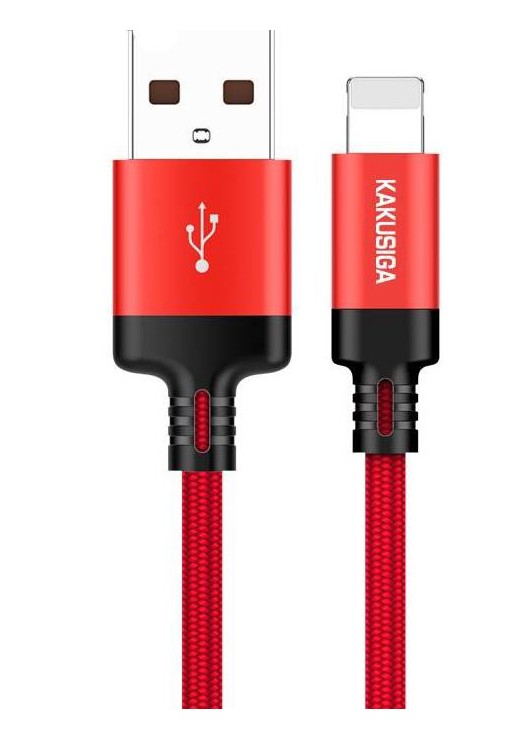 Kabel USB KAKU KSC-331 3M LIGHTING CZERWONY Lightning KAKU Czerwony