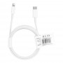 Kabel Typ C do iPhone Lightning 8-pin Power Delivery PD18W 2A C973 biały 2 metry Typ C + Lighting Biały