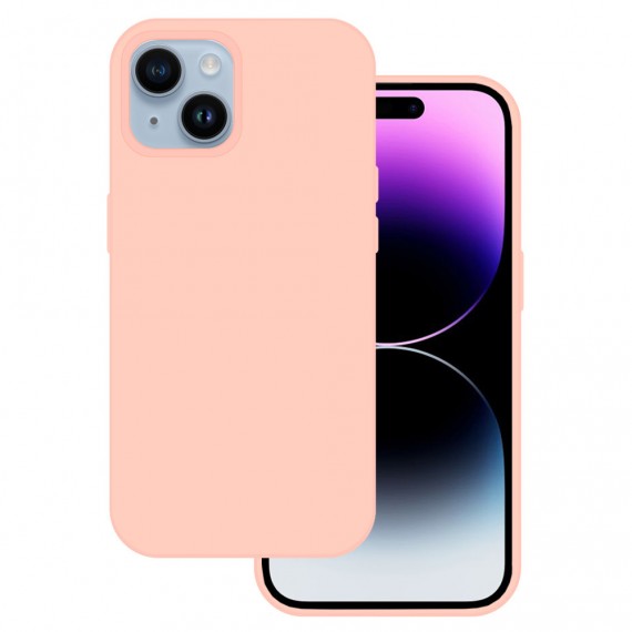 Tel Protect Silicone Premium Apple Iphone 15 Tel Protect Jasnoróżowy