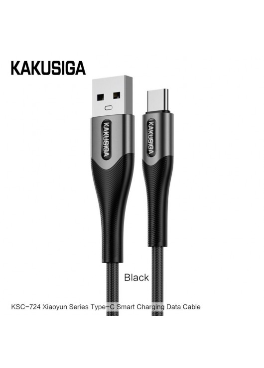 Kabel USB KAKU TYP-C KSC-724 2.4A CZARNY KAKU Czarny