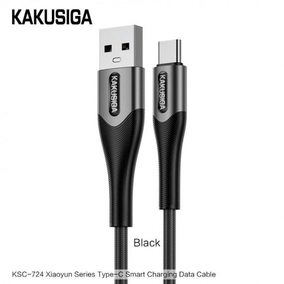 Kabel USB KAKU TYP-C KSC-724 2.4A CZARNY KAKU Czarny