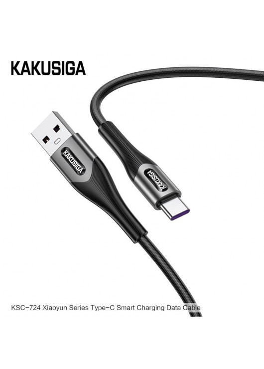 Kabel USB KAKU TYP-C KSC-724 2.4A CZARNY KAKU Czarny