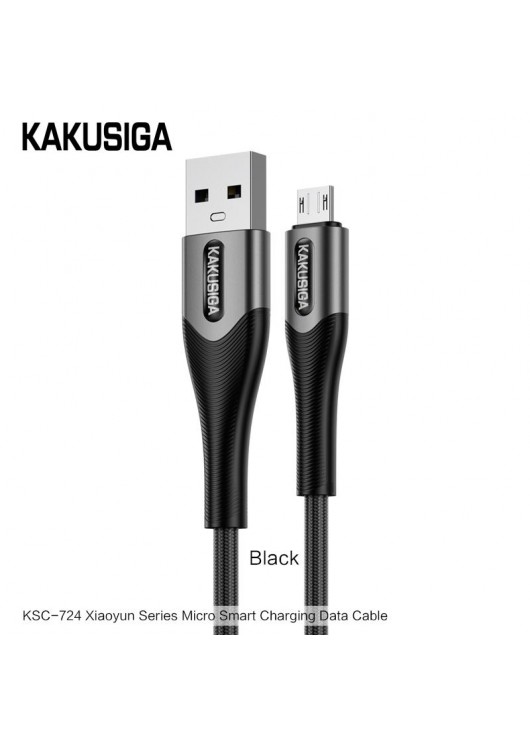 Kabel USB KAKU MICRO USB KSC-724 2.4A CZARNY KAKU Czarny