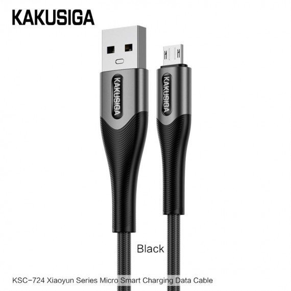 Kabel USB KAKU MICRO USB KSC-724 2.4A CZARNY KAKU Czarny