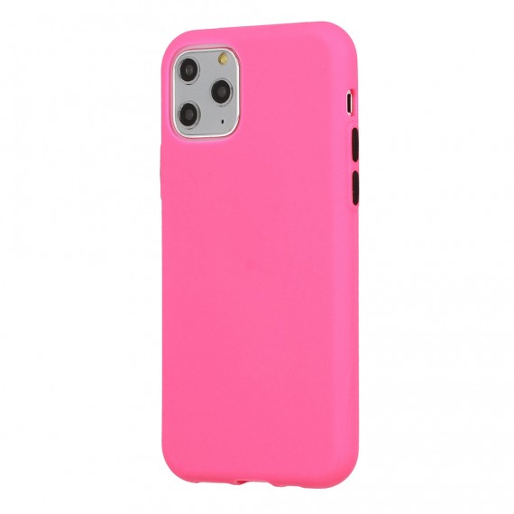 Solid Silicone Case Samsung a41 Różowy