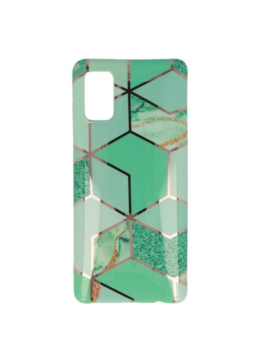 Cosmo Marble Case Wzór 2 Samsung a41 Odcienie zielonego