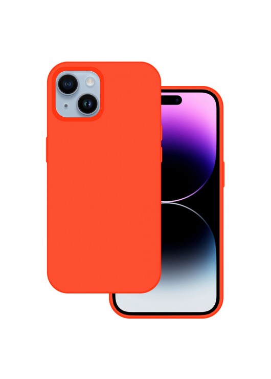 Tel Protect Silicone Premium Apple Iphone 15 Plus Tel Protect Pomarańczowy