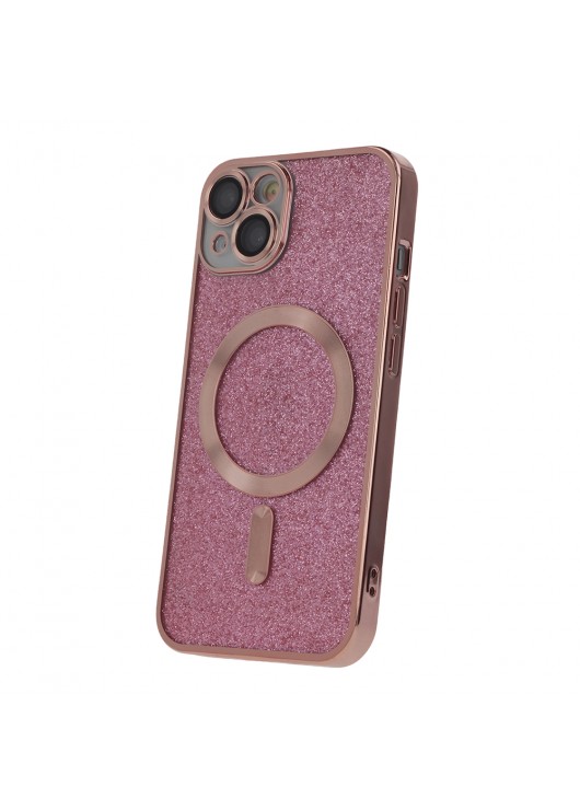 Nakładka Glitter Chrome Mag Apple iPhone 12 Pro Różowy
