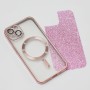 Nakładka Glitter Chrome Mag Apple iPhone 12 Pro Różowy