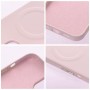 Futerał Roar Leather Mag Case kompatybilny z MagSafe Apple Iphone 15 Pro Max Roar Jasnoróżowy
