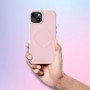 Futerał Roar Leather Mag Case kompatybilny z MagSafe Apple Iphone 15 Pro Max Roar Jasnoróżowy