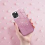 Etui Shining Apple iPhone X/Xs Różowy