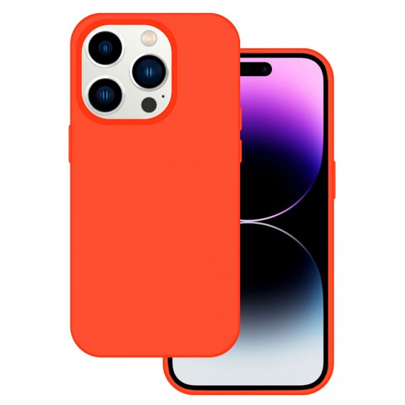 Tel Protect Silicone Premium Apple Iphone 14 PRO MAX Tel Protect Pomarańczowy