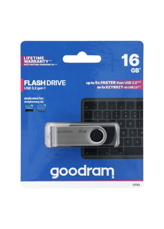 Pamięć Przenośna typu pendrive GOODRAM UTS3 16GB USB 3.2 Good Ram Czarny