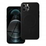 Futerał Silicone Mag Cover Apple iPhone 12 Pro Max Inny Czarny