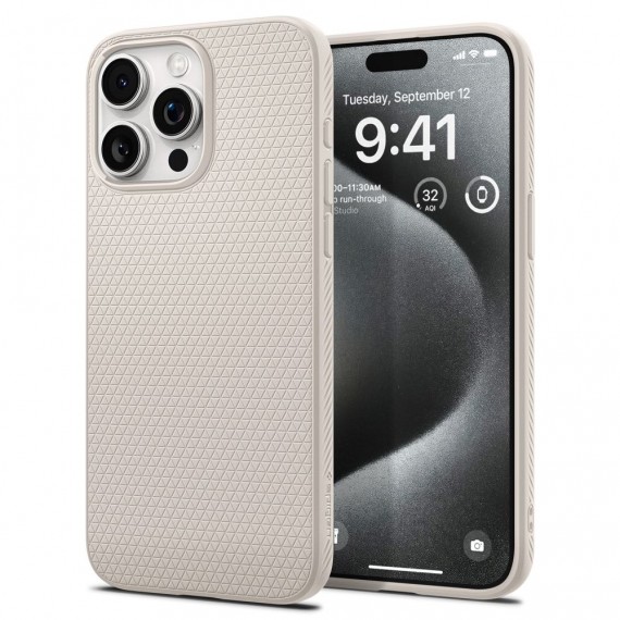 Etui SPIGEN Liquid Air Apple Iphone 15 Pro Spigen Tytanowy
