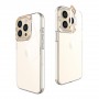 Liavec Transparent TPU Case Apple Iphone 15 Pro Max Przeźroczysty złota ramka