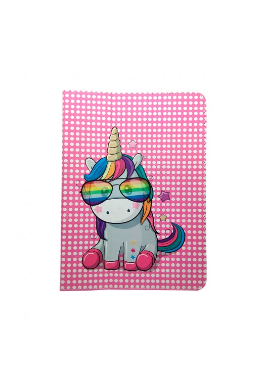 Uniwersalne etui do tabletów 9-10” Rainbow Unicorn Uniwersalne Różowy